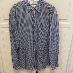 Blue Zanella Checkered Men's Shirt
